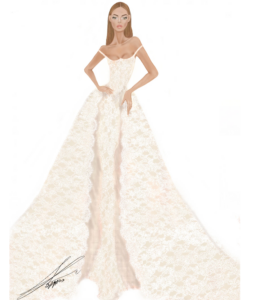 Millie Bobby Brown wedding gown, Jake Bongiovi wedding Tuscany, Galia Lahav custom dress, Millie Bobby Brown wedding details, Tuscany celebrity wedding, Millie and Jake wedding celebration,