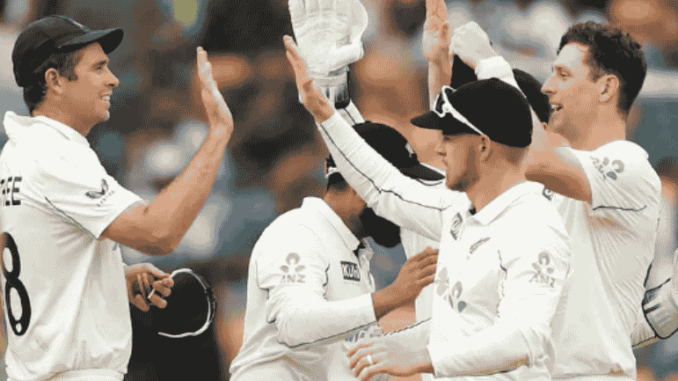 New Zealand defeats India Bengaluru Test, India vs New Zealand cricket Test, Historic Test win New Zealand India, Cricket match Bengaluru October 2024, Test cricket India October 2024, Rachin Ravindra century,