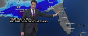 Central Florida cold weather, Florida Panhandle snow, Florida winter weather, Arctic air in Florida, rare snow Florida, winter tips for Florida,