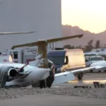 Scottsdale plane crash, Vince Neil jet crash, Learjet 35A accident, Scottsdale Airport incident, Arizona plane collision, NTSB investigation,